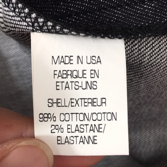 Helmut Lang Gray Pencil Mini Skirt Womens 6 Fabric Rinse Denim Cotton Blend - Picture 8 of 11